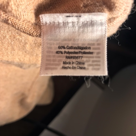 Crew-neck Tan Sweater - Picture 4 of 4